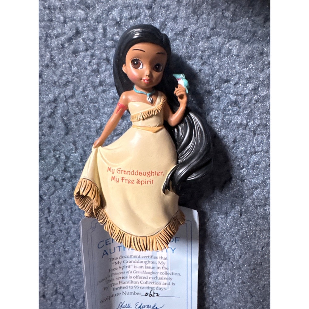The Hamilton Collection Pocahontas Disneys My Granddaughter My Free Spirit
